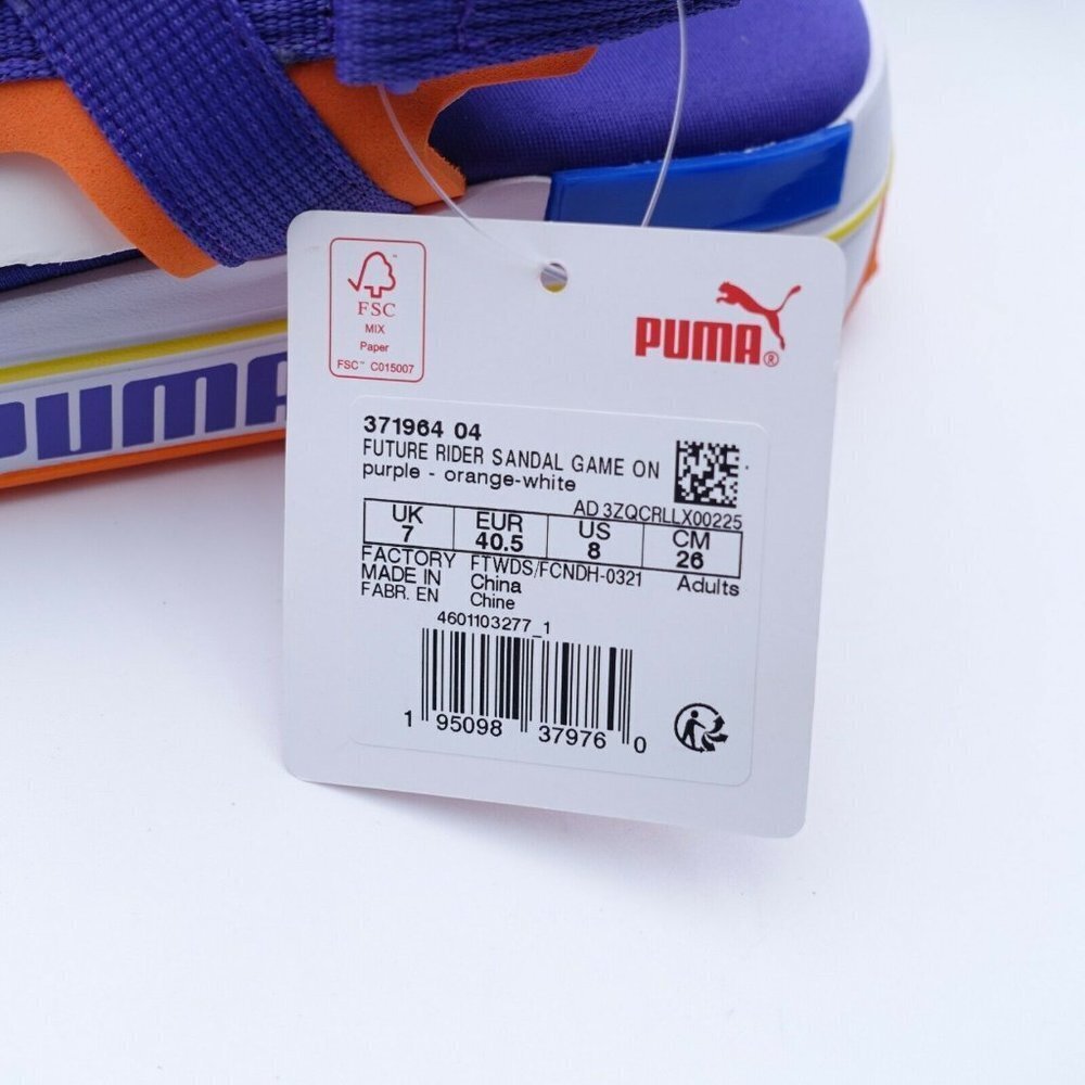 NEW PUMA Future Rider Game On Sandals 371964-04 Pu - Picture 8 of 10